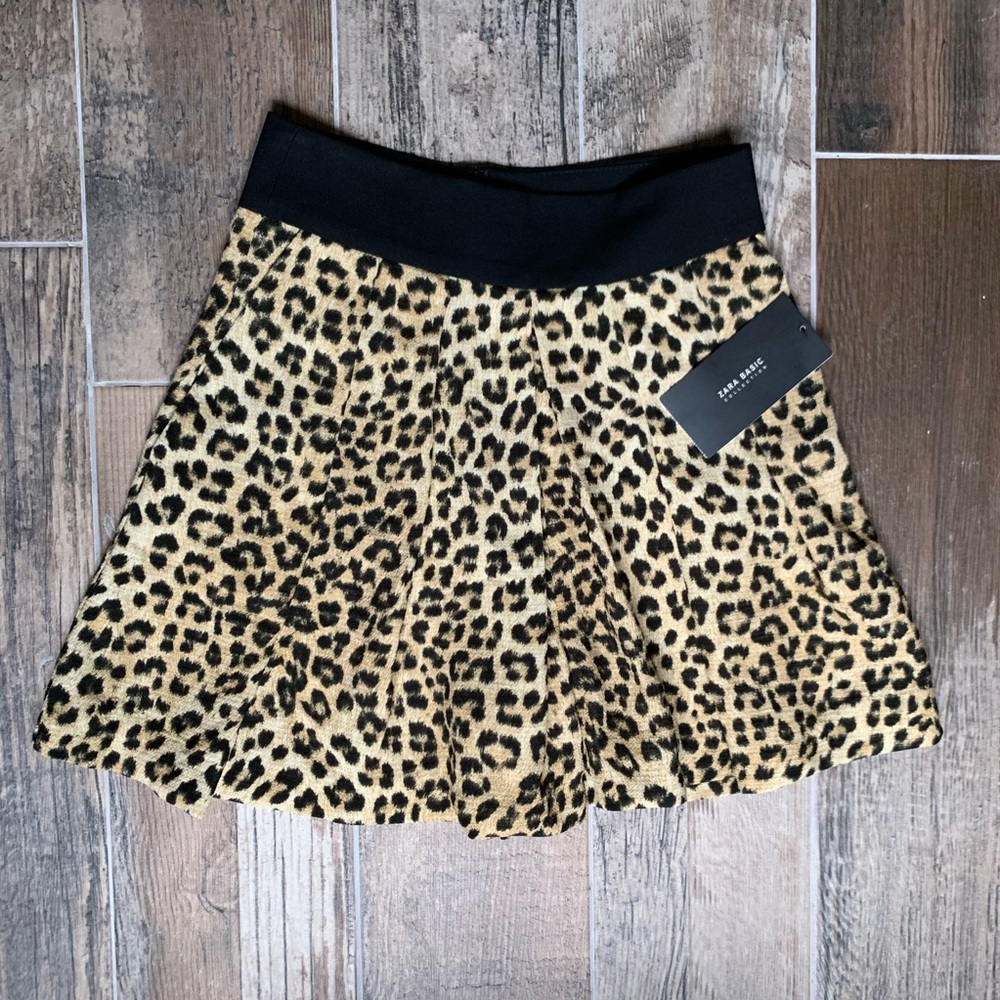 NWT Zara Leopard Skort - Picture 5 of 8